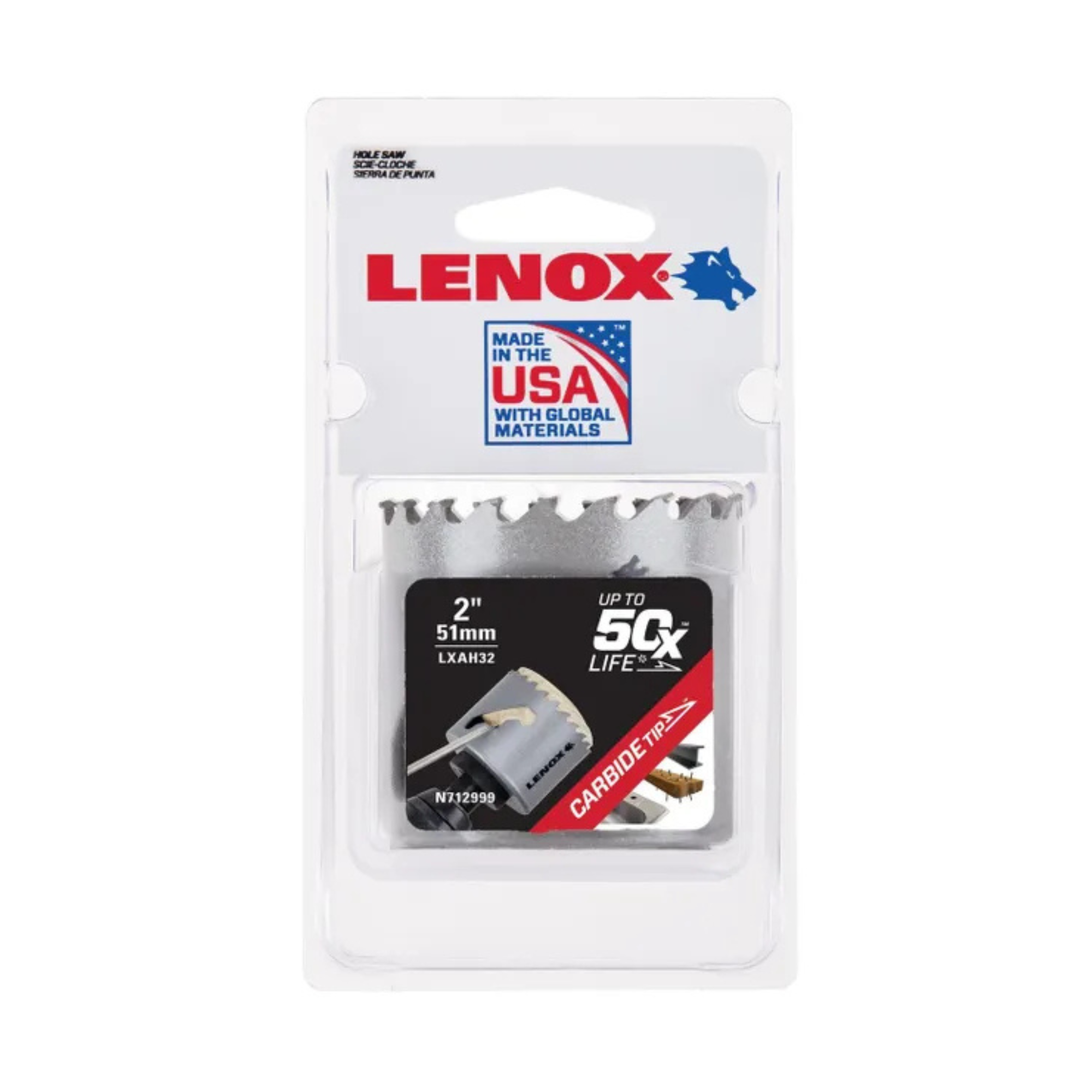 Lenox Speed Slot Carbide Tipped Hole Saw (51mm) from GME Supply